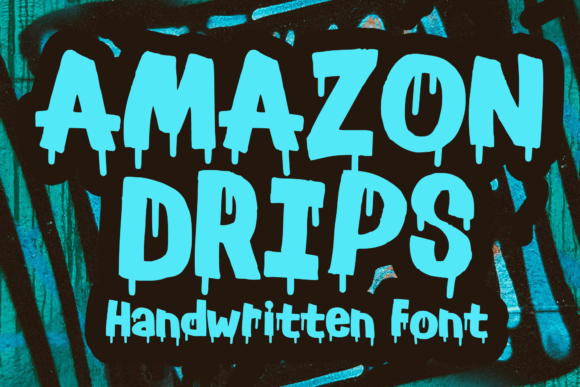 Amazon Drips: The Bold Typeface That Elevates Campaign Visuals