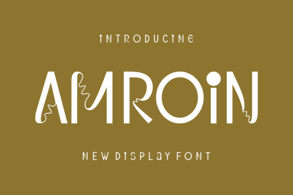 Amroin: The Perfect Display Font for Handmade Shop Branding