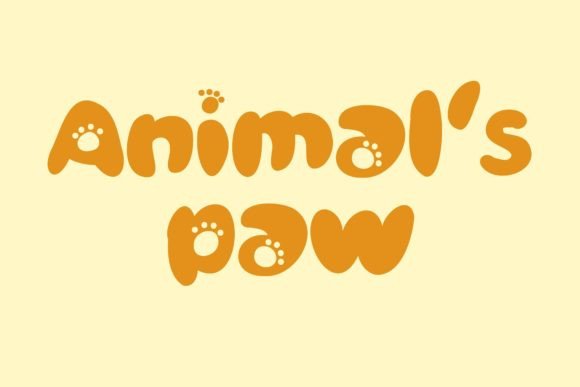 Animal s Paw: The Playful Display Font That Elevates Web Design