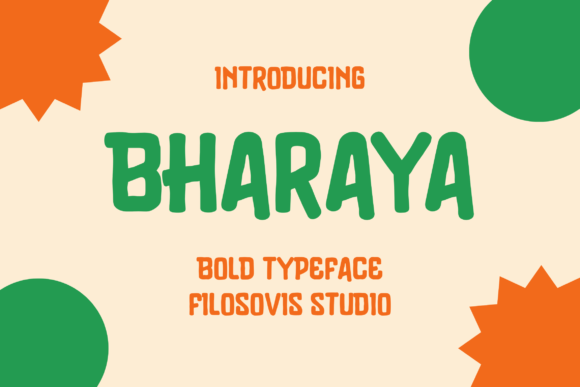 Bharaya: The Quirky Display Typeface That Elevates Campaign Visuals