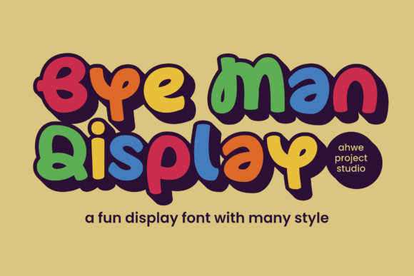 Bye Man: The Bold Display Typeface for Digital Impact
