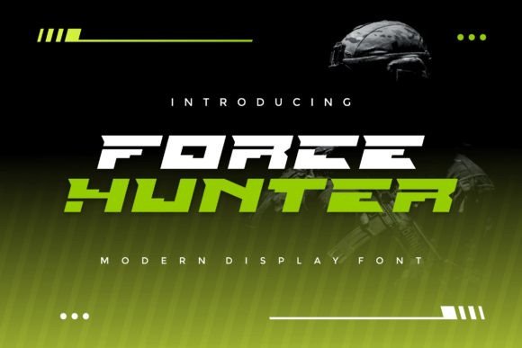 Force Hunter: The Bold Typeface for High-Impact Campaigns