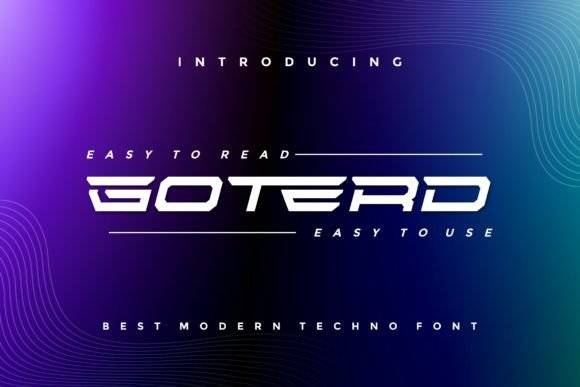 Goterd: A Modern Display Typeface for Editorial Design