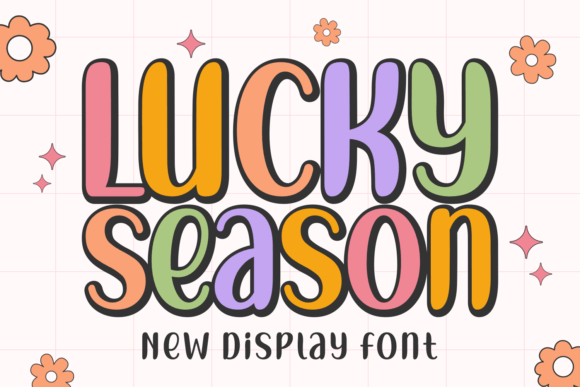 Lucky Season: A Whimsical Display Font for Bold Brand Identities