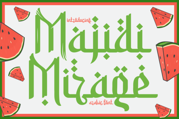Majidi Mirage: The Premium Display Font That Elevates Your Brand Identity