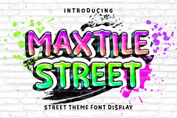 Maxtile Street: The Bold Typeface for High-Impact Campaigns