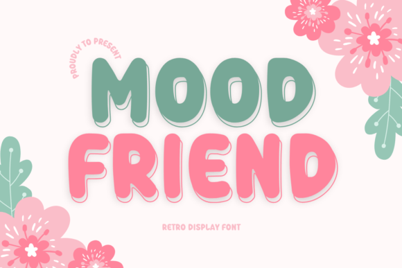 Mood Friend: A Bold Display Font for Creative Branding