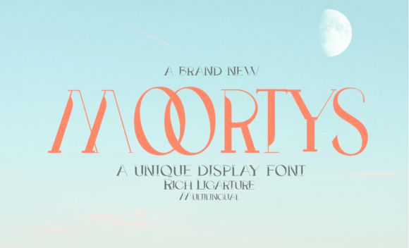 Moortys: The Premium Display Typeface for Modern Web Design