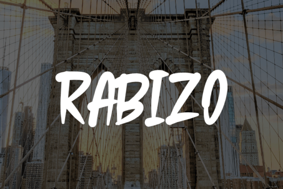 Rabizo Font Review: A Vibrant Display Typeface for Bold Branding