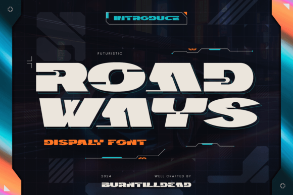 Roadways: The Futuristic Typeface for Modern Crafters