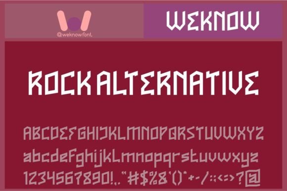 Rock Alternative: The Futuristic Typeface That Elevates Digital Brand Identity