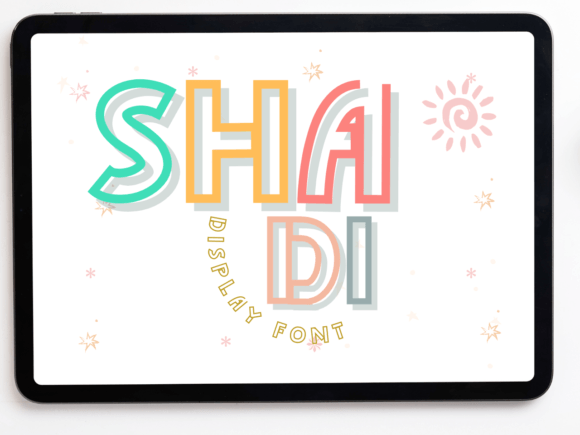 Shadi: The Playful Display Typeface for Modern Editorial Design