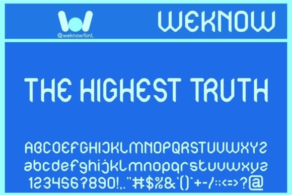 The Highest Truth: A Versatile Display Font for Modern Branding