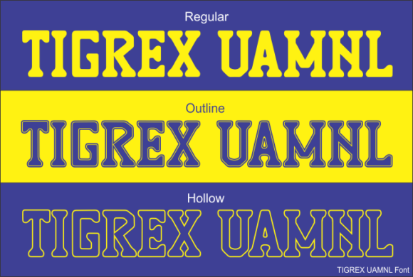 Tigrex Uamnl: The Bold Display Font for Modern Editorial Design
