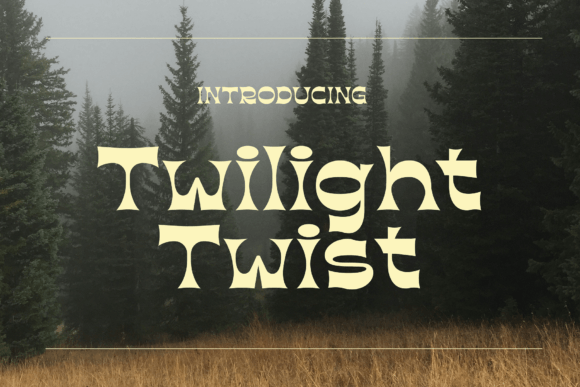 Twilight Twist: The Retro Display Font for Handmade Shop Branding